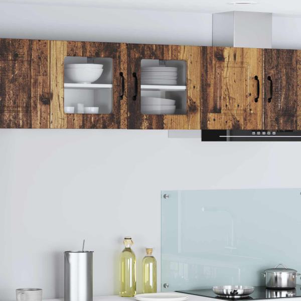 ARDEBO.de - Küchenwandschrank 2 pcs Altholz 40 x 31 x 40 cm Holzwerkstoff