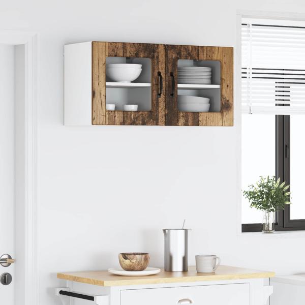 Küchenwandschrank 2 pcs Altholz 40 x 31 x 40 cm Holzwerkstoff