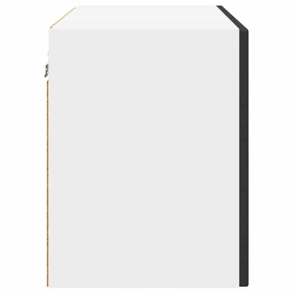 Küchenwandschrank 2 pcs Schwarz 60 x 31 x 40 cm Holzwerkstoff