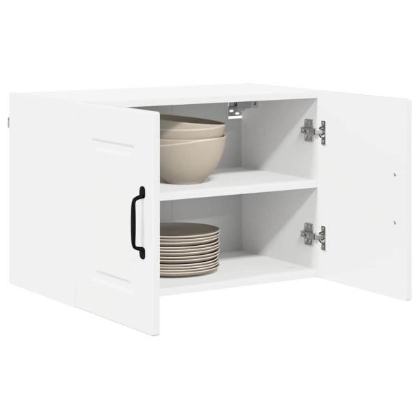 Küchenwandschrank mit Tür 2 pcs Hochglanz Weiß 60 x 31 x 40 cm