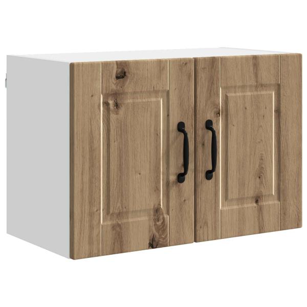 Küchenwandschrank mit Regal 2 pcs Artisan-Eiche 60 x 31 x 40 cm