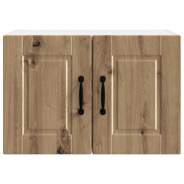Küchenwandschrank mit Regal 2 pcs Artisan-Eiche 60 x 31 x 40 cm