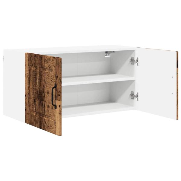 Küchenwandschrank mit Tür Altholz 80 x 31 x 40 cm Holzwerkstoff