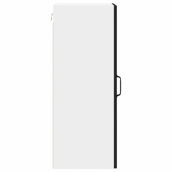 Küchenwandschrank mit Tür Schwarz 30 x 31 x 80 cm Holzwerkstoff