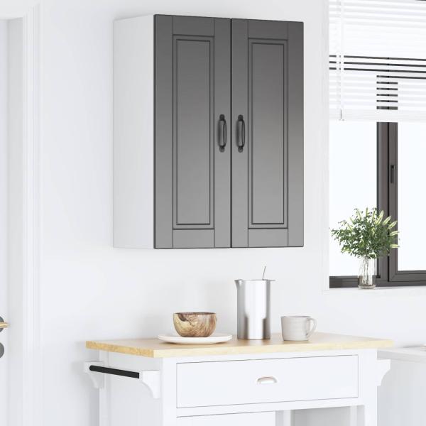 Küchenwandschrank 2 pcs Schwarz 30 x 31 x 80 cm Holzwerkstoff