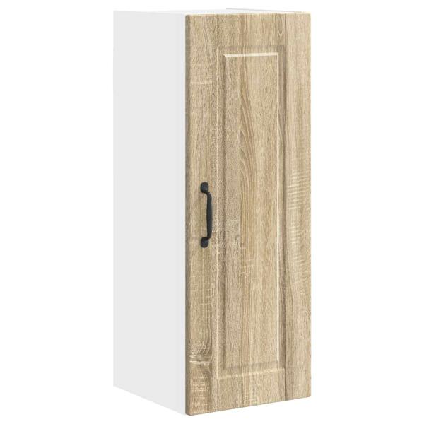 Küchenwandschrank mit Regal 2 pcs Sonoma-Eiche 30 x 31 x 80 cm