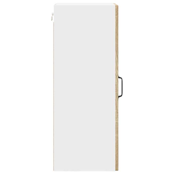 Küchenwandschrank mit Regal 2 pcs Sonoma-Eiche 30 x 31 x 80 cm