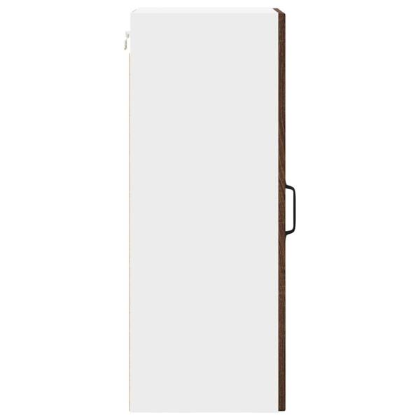 Küchenwandschrank mit Regal Braun Eichen-Optik 30 x 31 x 80 cm