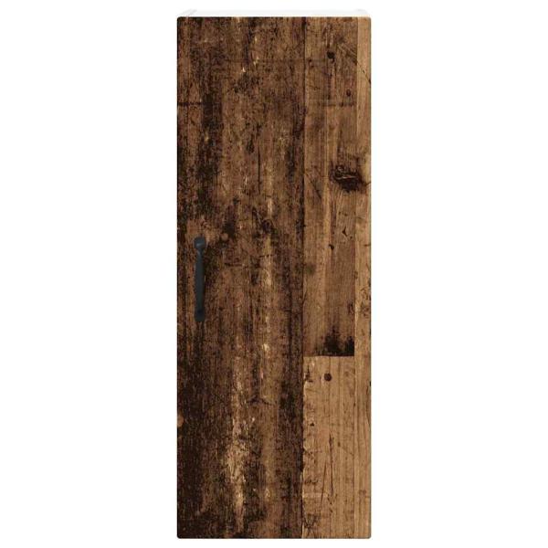 Küchenwandschrank mit Tür Altholz 30 x 31 x 80 cm Holzwerkstoff