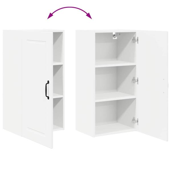 Küchenwandschrank mit Regal Weiß 40 x 31 x 80 cm Holzwerkstoff