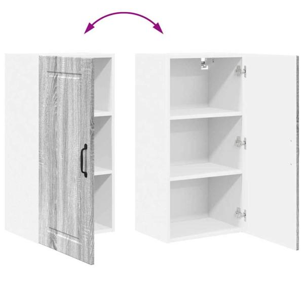 Küchenwandschrank Graues Sonoma 40 x 31 x 80 cm Holzwerkstoff