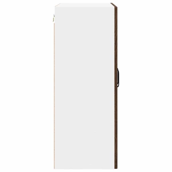 Küchenwandschrank mit Regal Braun Eichen-Optik 60 x 31 x 80 cm