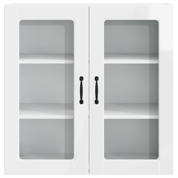 Küchenwandschrank Hochglanz Weiß 80 x 31 x 80 cm Holzwerkstoff