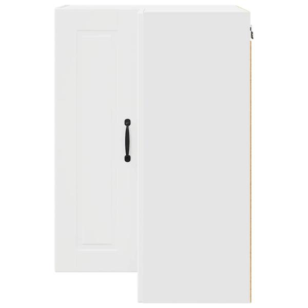 Küchenwandschrank mit Regal Weiß 57 x 57 x 80 cm Holzwerkstoff