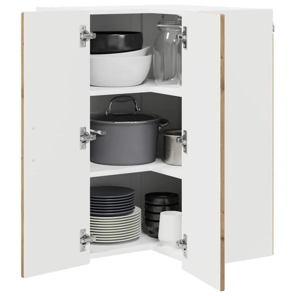 Küchenwandschrank Artisan-Eiche 57 x 57 x 80 cm Holzwerkstoff