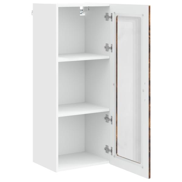 Küchenwandschrank mit Regal Geräucherte Eiche 40 x 31 x 100 cm