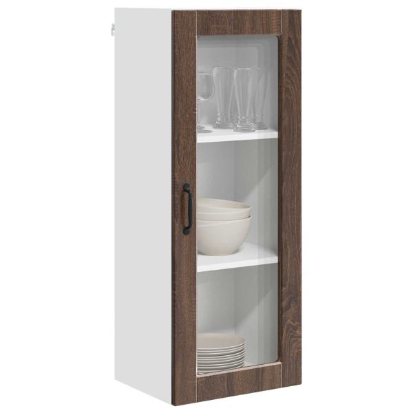 ARDEBO.de - Küchenwandschrank mit Regal Braun Eichen-Optik 40 x 31 x 100 cm
