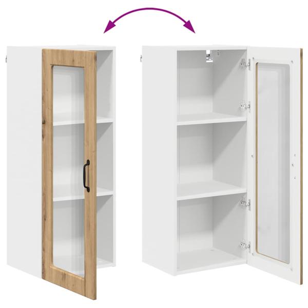 Küchenwandschrank Artisan-Eiche 40 x 31 x 100 cm Holzwerkstoff