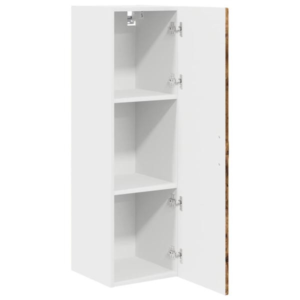Wandschrank PORTO Geräucherte Eiche 30 x 31 x 100 cm