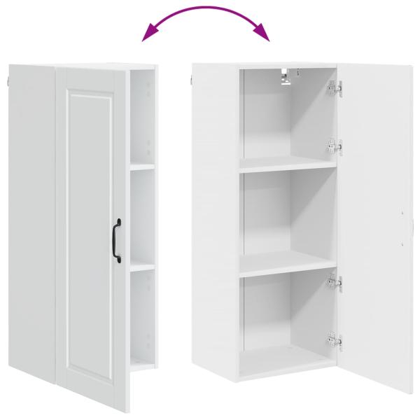 Küchenwandschrank mit Regal Weiß 40 x 31 x 100 cm Holzwerkstoff