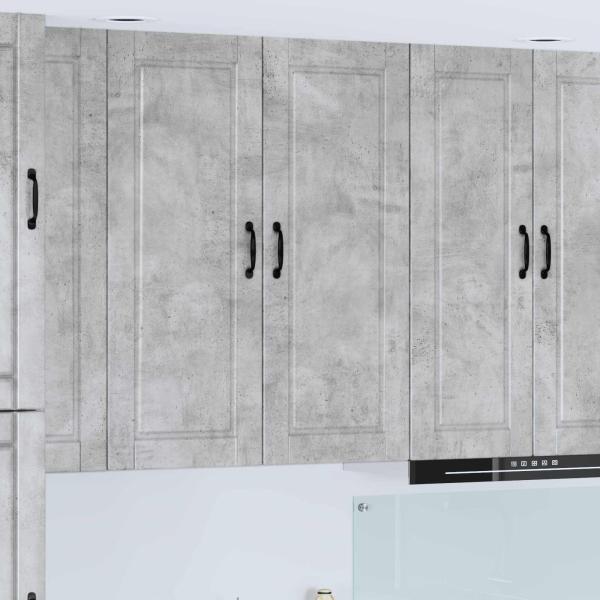 ARDEBO.de - Küchenwandschrank Beton Grau 40 x 31 x 100 cm Holzwerkstoff