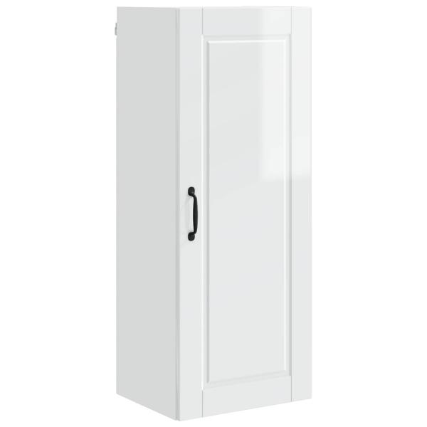 ARDEBO.de - Küchenwandschrank Hochglanz Weiß 40 x 31 x 100 cm Holzwerkstoff