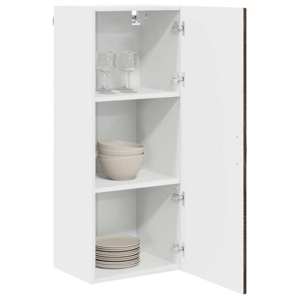 Wandschrank PORTO Braun Eichen-Optik 40 x 31 x 100 cm