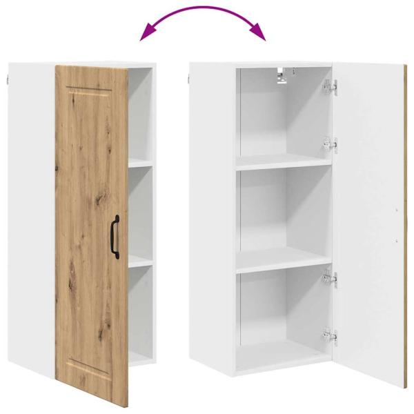 Küchenwandschrank Artisan-Eiche 40 x 31 x 100 cm Holzwerkstoff