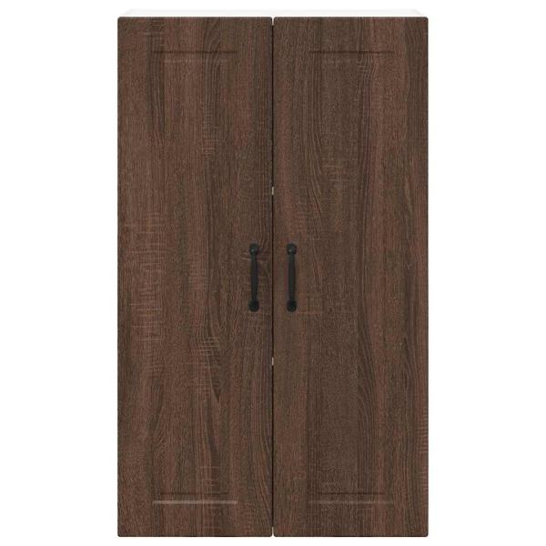 Küchenwandschrank mit Regal Braun Eichen-Optik 60 x 31 x 100 cm