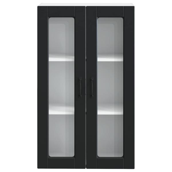 Küchenwandschrank Schwarz 60 x 31 x 100 cm Holzwerkstoff