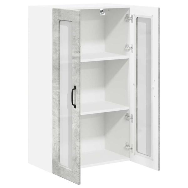 Küchenwandschrank Beton Grau 60 x 31 x 100 cm Holzwerkstoff