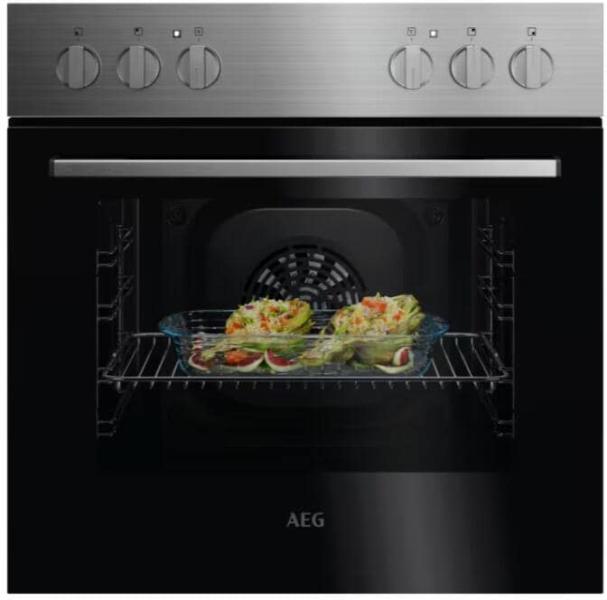 AEG KOMBI2026 EEK: A Herdset mit Glaskeramikkochfeld (OU5AE10CM + TA64RAS6XB), 60 cm breit, 65 L, Edelstahl Antifingerprint (801419448)