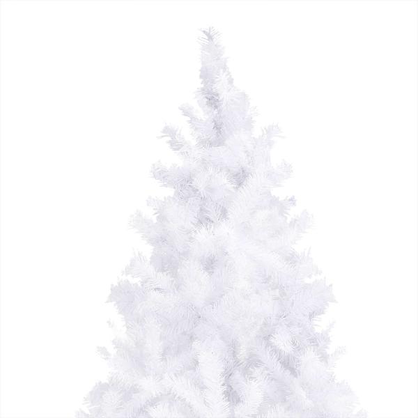 Künstlicher Weihnachtsbaum Weiß 300 cm PVC und Stahl
