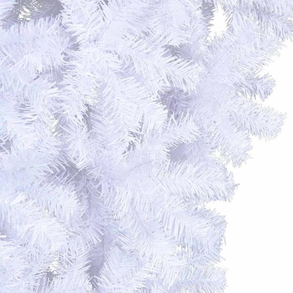 Künstlicher Weihnachtsbaum Weiß 240 cm PVC und Stahl