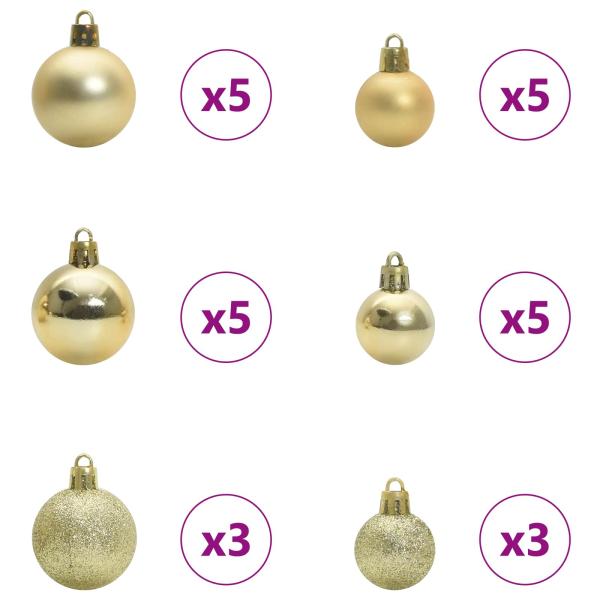 Künstlicher Weihnachtsbaum Weiß 240 cm PVC und Stahl