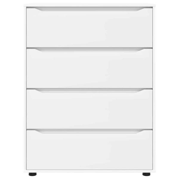 Stauraumschränke 2 pcs Weiß 80 x 48 x 105 cm Holzwerkstoff