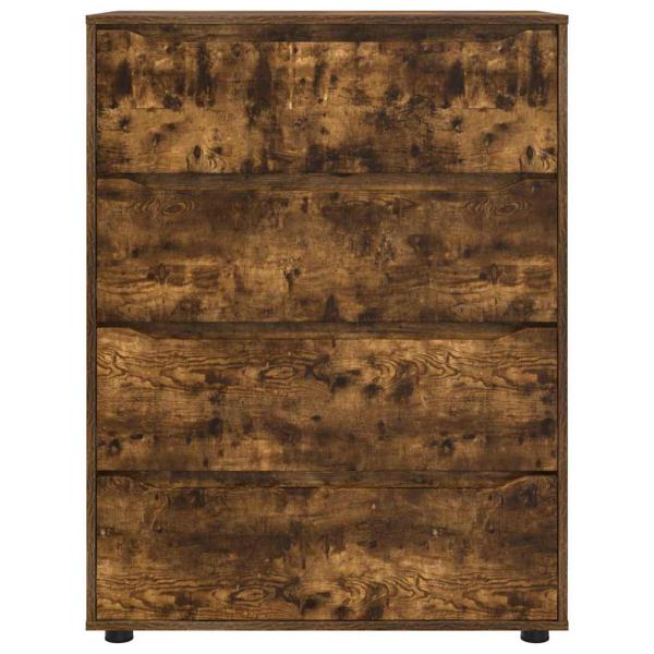 Stauraumschränke 2 pcs Geräucherte Eiche 80 x 48 x 105 cm