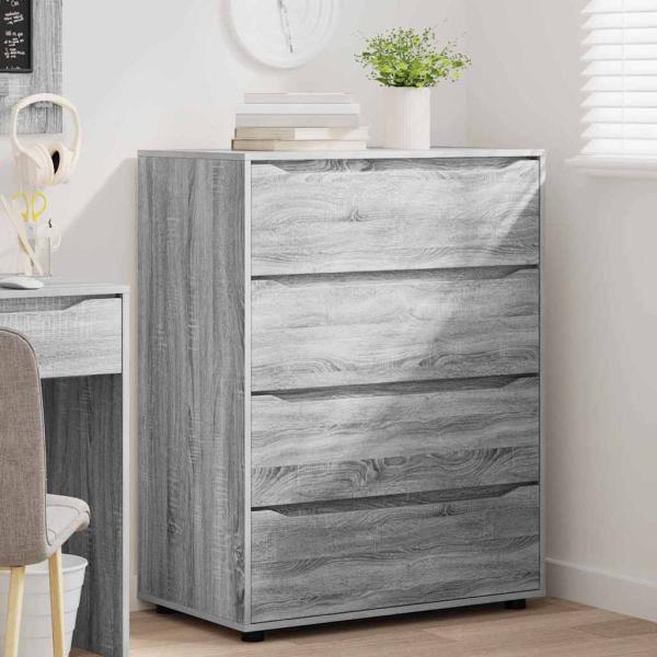 Stauraumschränke 2 pcs Graues Sonoma 80 x 48 x 105 cm