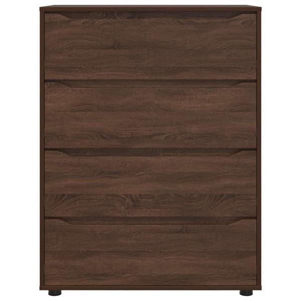 Stauraumschränke 2 pcs Braun Eichen-Optik 80 x 48 x 105 cm