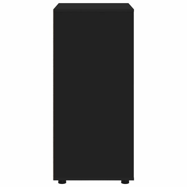 Stauraumschränke 2 pcs Schwarz 60 x 48 x 105 cm Holzwerkstoff