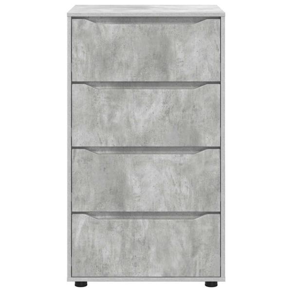 Stauraumschränke 2 pcs Beton Grau 60 x 48 x 105 cm