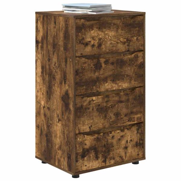 Stauraumschränke 2 pcs Geräucherte Eiche 60 x 48 x 105 cm