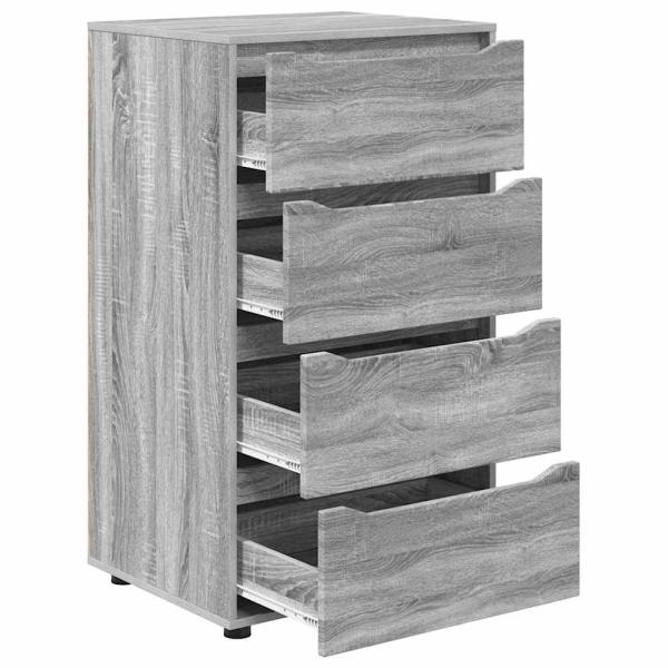 Stauraumschränke 2 pcs Graues Sonoma 60 x 48 x 105 cm