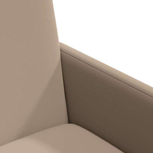 Esszimmerstühle 2 pcs Cappuccino 57 x 66 x 94 cm Kunstleder