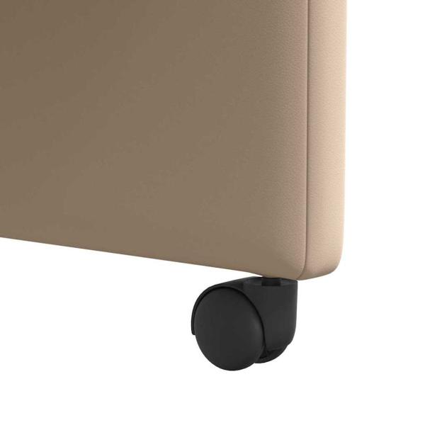 Esszimmerstühle 2 pcs Cappuccino 57 x 66 x 94 cm Kunstleder