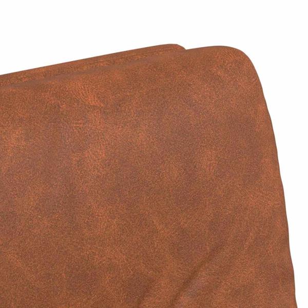 Esszimmerstühle 2 pcs Braun 57 x 67 x 95 cm Kunstleder