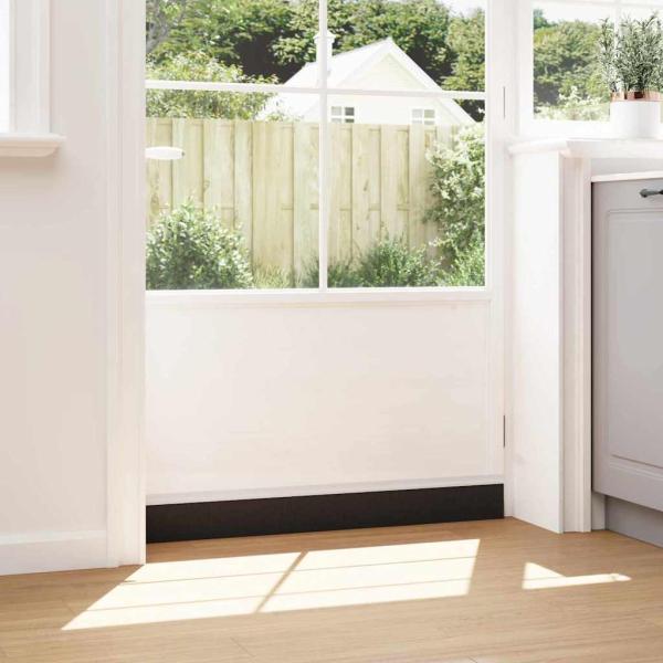 Selbstklebende Türbürstendichtungen 12 pcs Weiß 100 cm