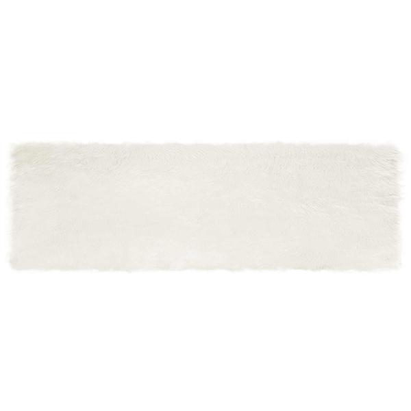 Teppiche Weiß 80 x 250 cm Acryl, Polyester