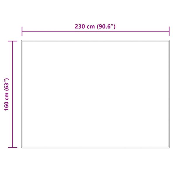 Kunstfell Schaffellteppich Creme 160 x 230 cm Polyester