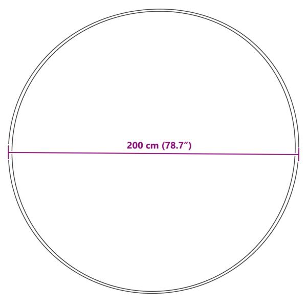 Kunstfell Schaffellteppich Grau 200 x 200 cm Polyester